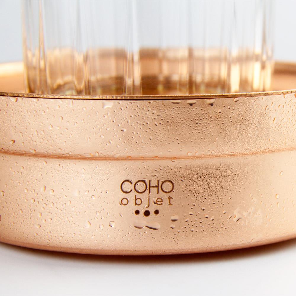 Coho Objet-Patron Dövme Bakır Viski Soğutucu Whiskey Keyf-Bardak Altlığı-4-Milagron.com