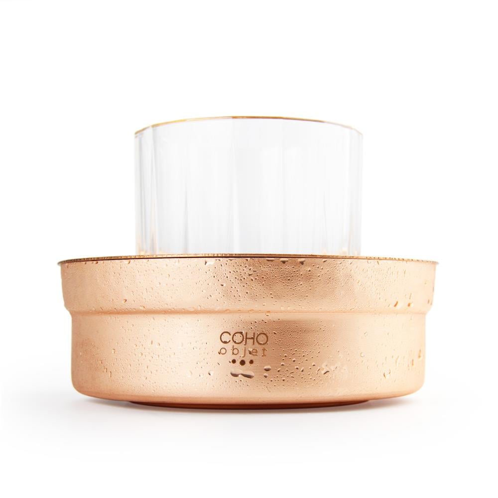 Coho Objet-Patron Dövme Bakır Viski Soğutucu Whiskey Keyf-Bardak Altlığı-5-Milagron.com