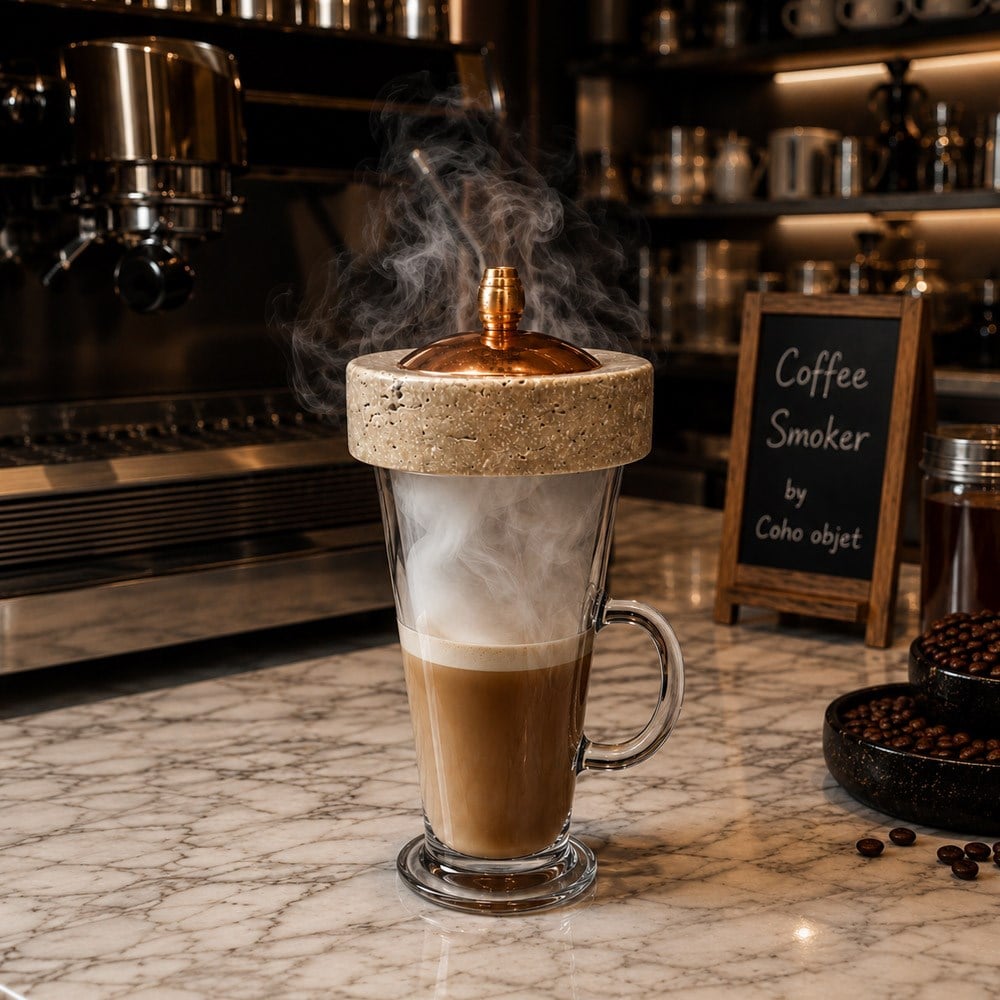Travertine Kahve Tütsüleyici Coffee Smooker Barista Aksesuar