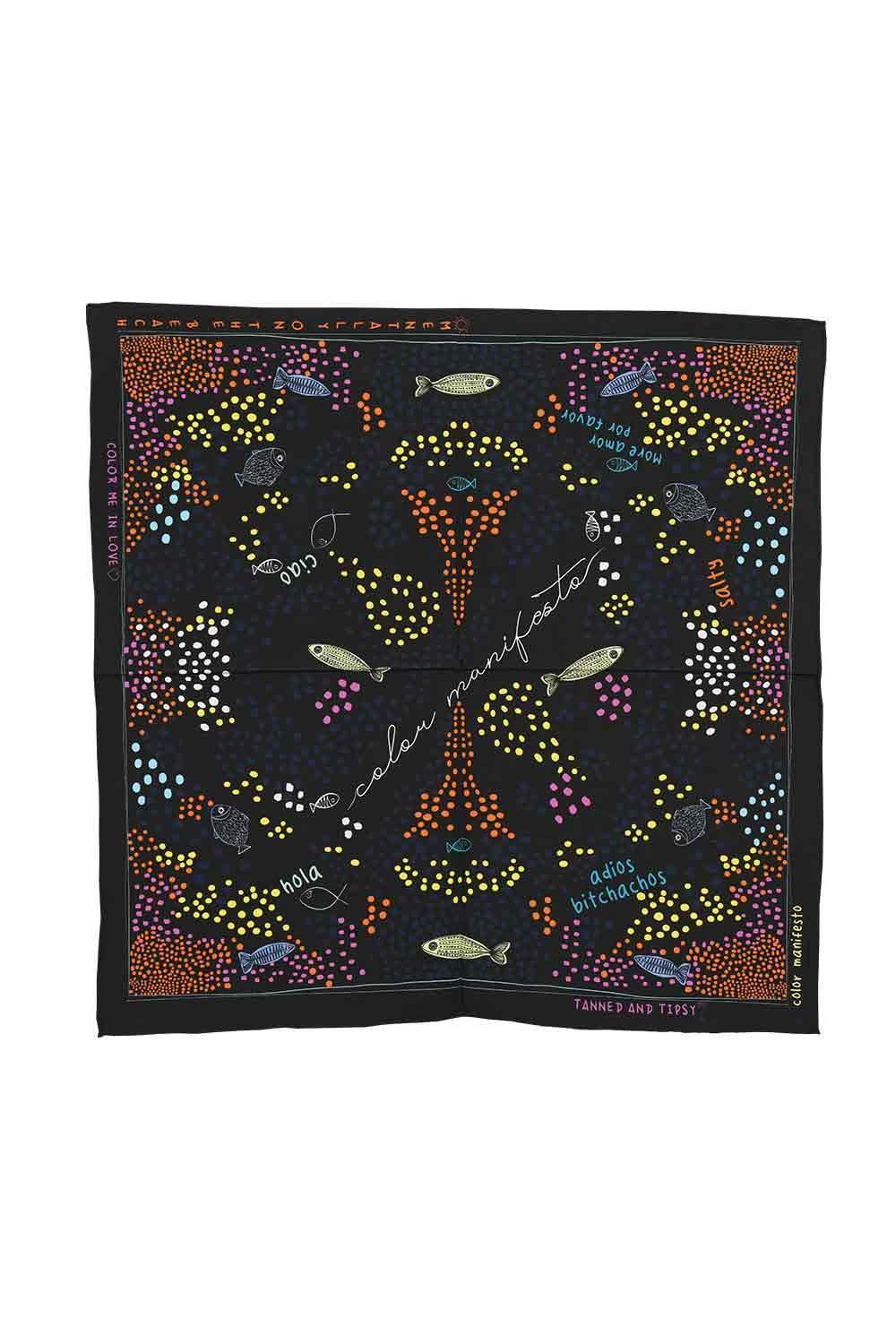 Color Manifesto-Adios Bitchachos Bandana & Fular-Şal & Fular-1-Milagron.com