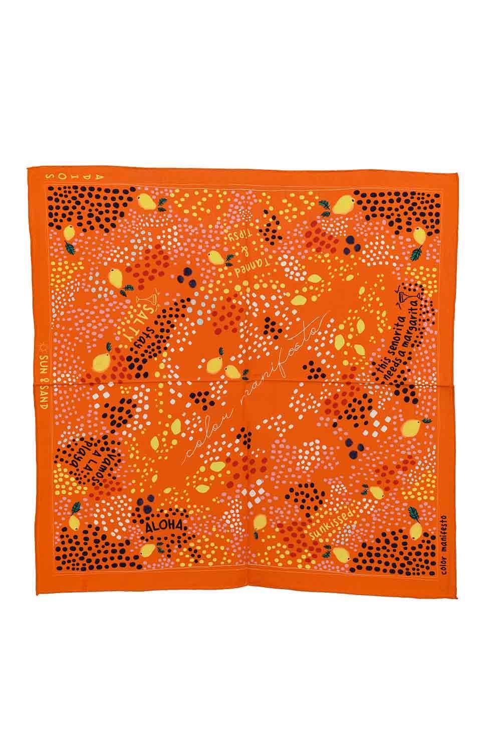 Color Manifesto-Aloha Bandana & Fular-Şal & Fular-1-Milagron.com