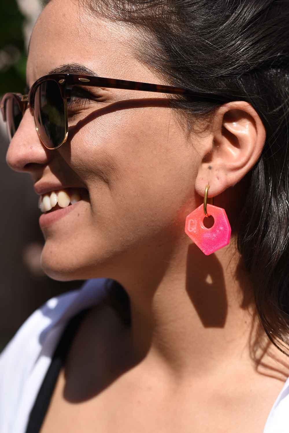 Color Manifesto-Ear Candy Duo no.8 Küpe-Küpe-2-Milagron.com