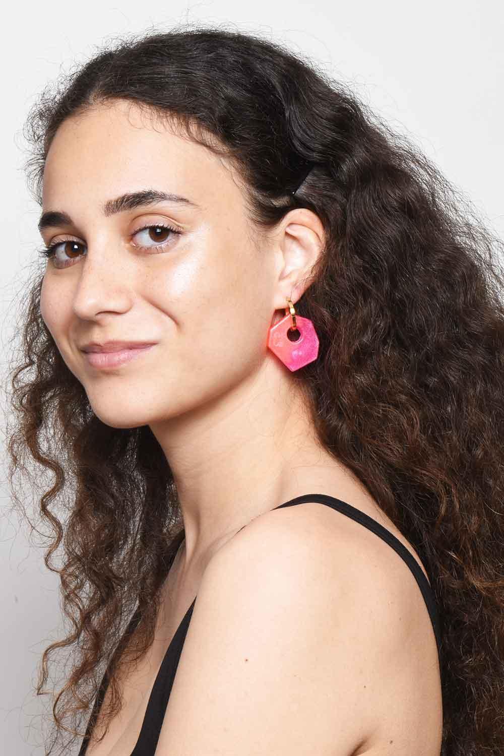 Color Manifesto-Ear Candy Duo no.8 Küpe-Küpe-3-Milagron.com