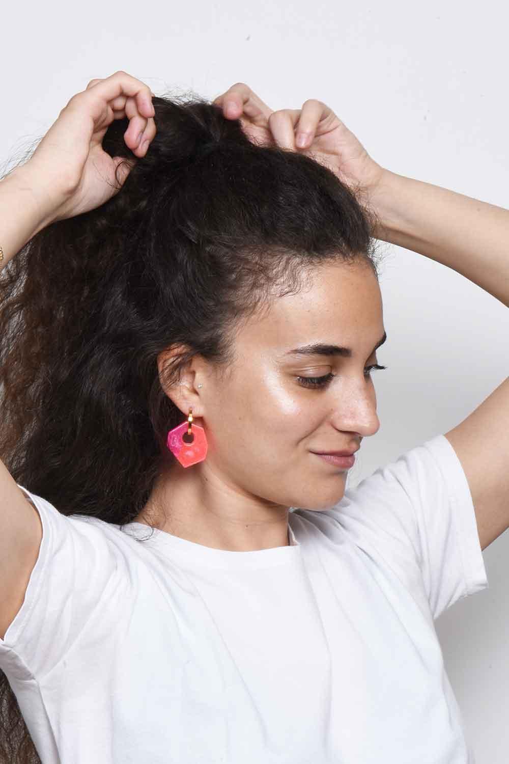 Color Manifesto-Ear Candy Duo no.8 Küpe-Küpe-4-Milagron.com