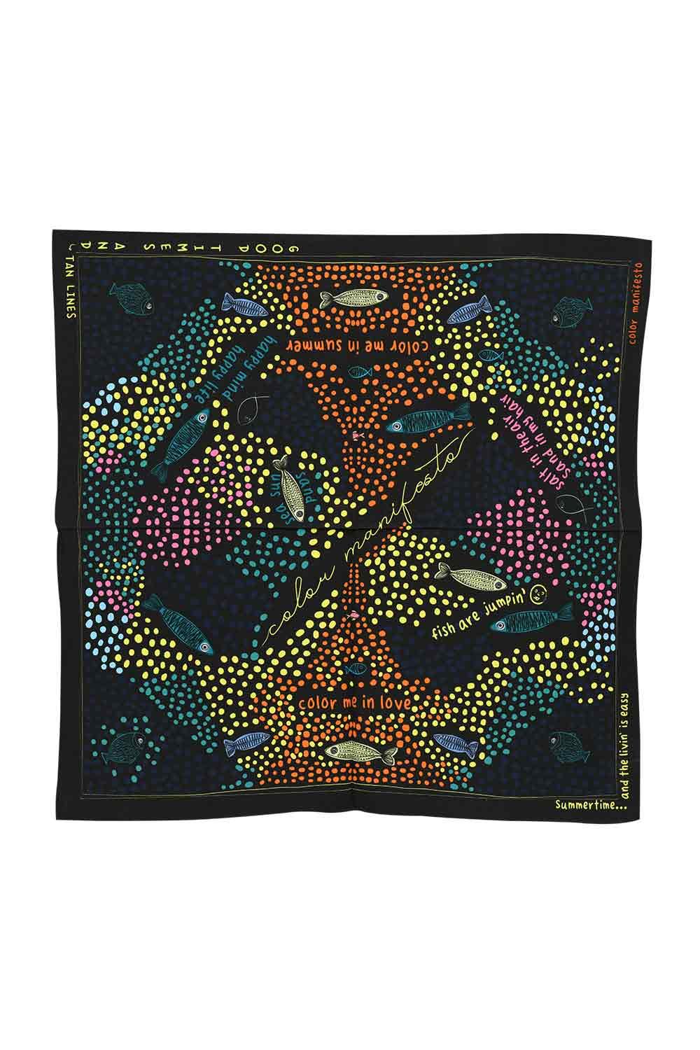 Color Manifesto-Good Times and Tan Lines Bandana & Fular-Şal & Fular-1-Milagron.com