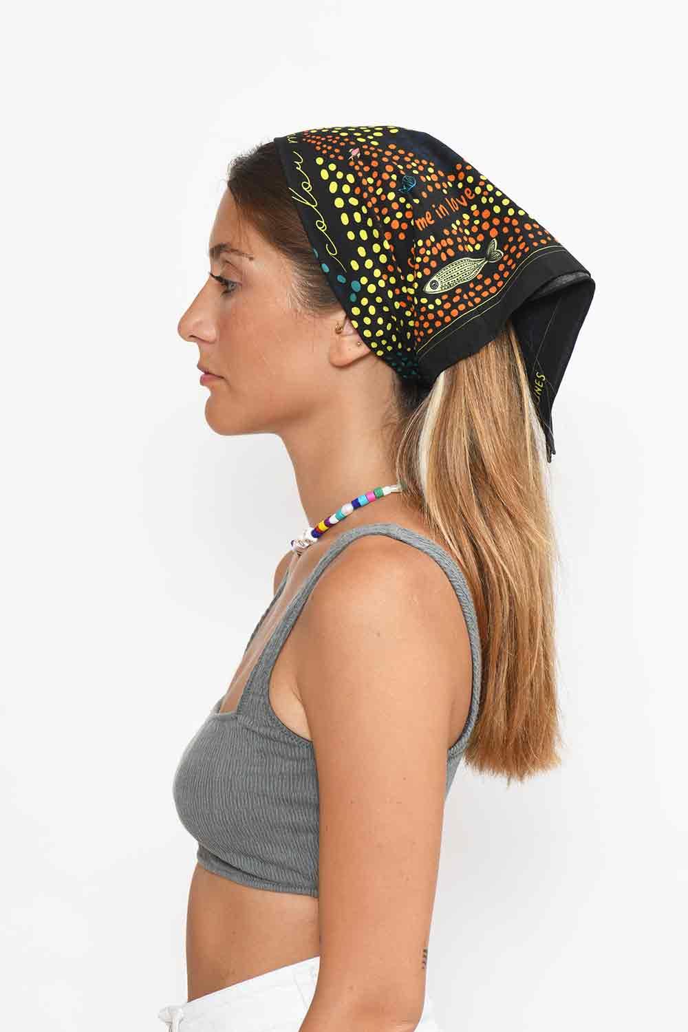 Color Manifesto-Good Times and Tan Lines Bandana & Fular-Şal & Fular-2-Milagron.com