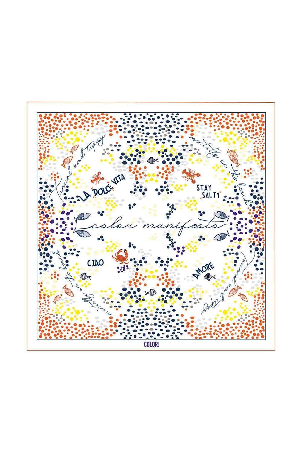 Color Manifesto-La Dolce Vita Pareo & Şal-Şal & Fular-1-Milagron.com