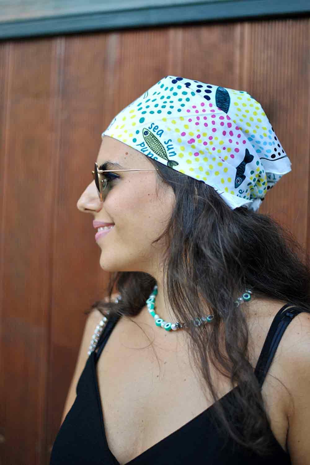 Color Manifesto-Summertime Bandana & Fular-Şal & Fular-3-Milagron.com