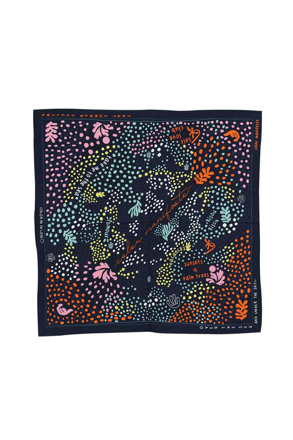 Color Manifesto-Take Me To The Sea Bandana & Fular-Şal & Fular-1-Milagron.com