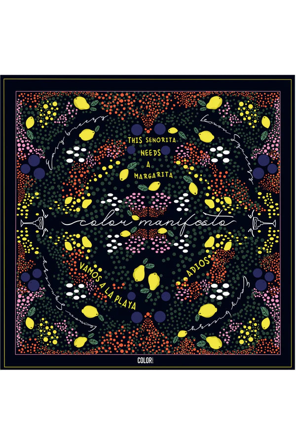 Color Manifesto-This Senorita Needs A Margarita Pareo & Şal-Şal & Fular-1-Milagron.com