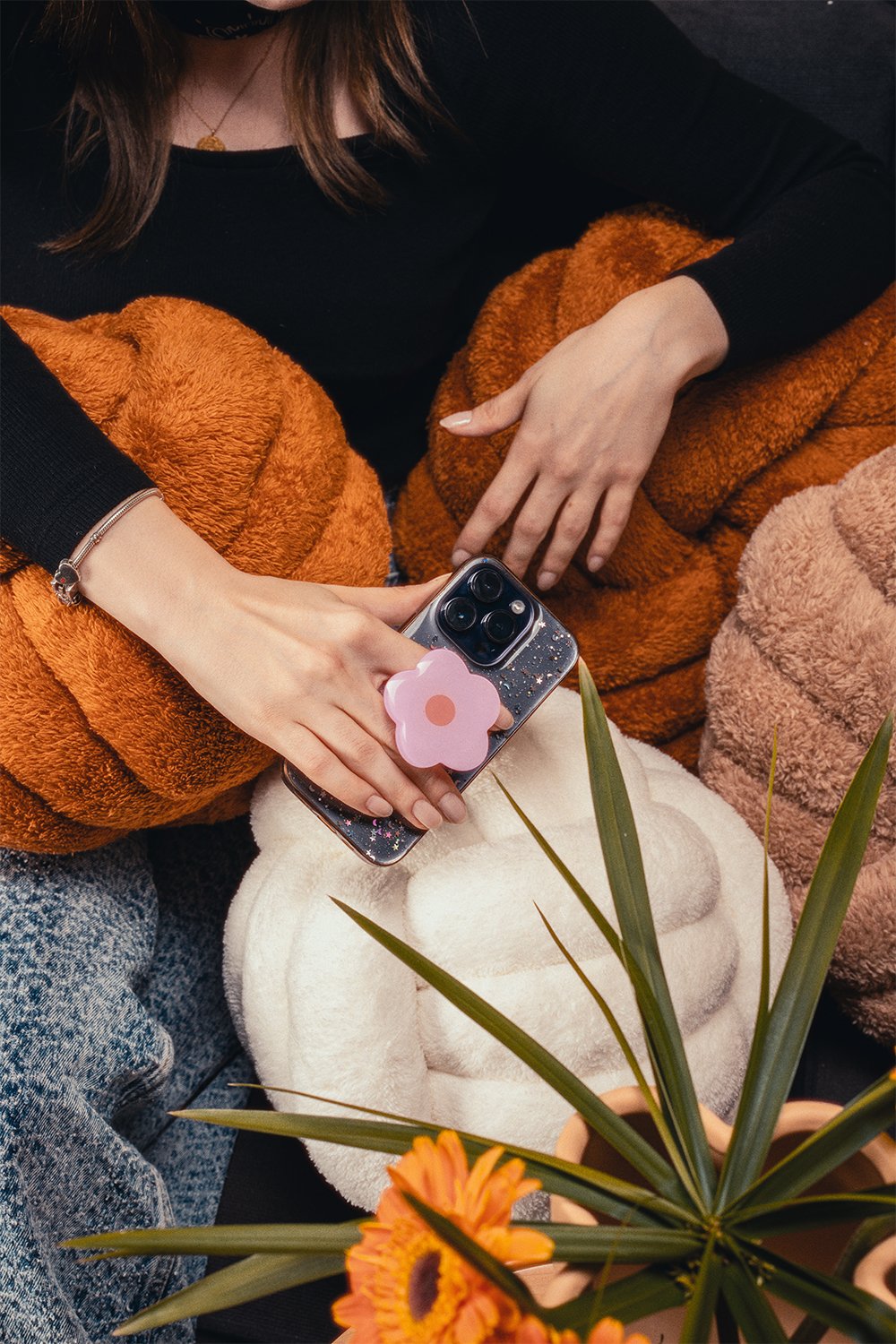 Color Reflect-Daisy Telefon Tutucu (popsocket)-Telefon Tutucu-4-Milagron.com