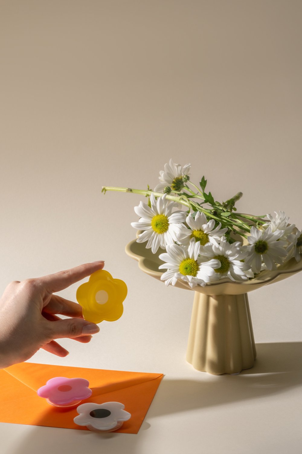 Color Reflect-Daisy Telefon Tutucu (popsocket)-Telefon Tutucu-6-Milagron.com