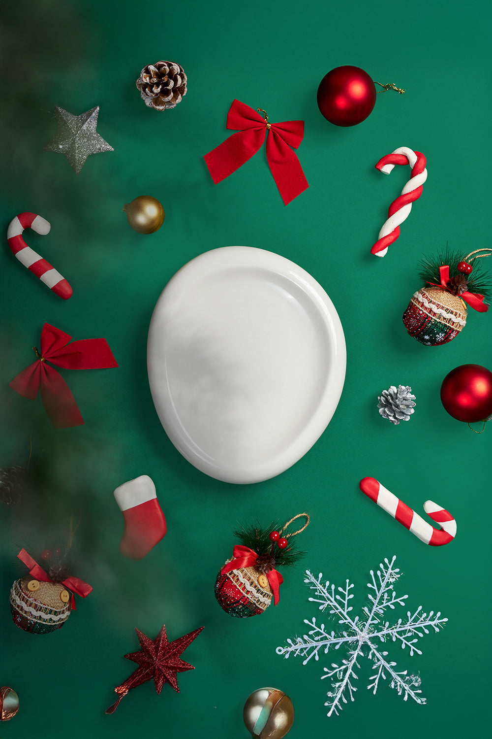 Pebble White Küçük Tabak - 0