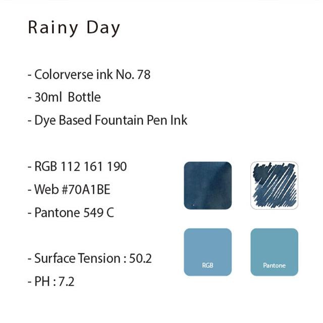 Colorverse-Coloverse No.78 Rainy Day Mürekkep-Mürekkep-2-Milagron.com