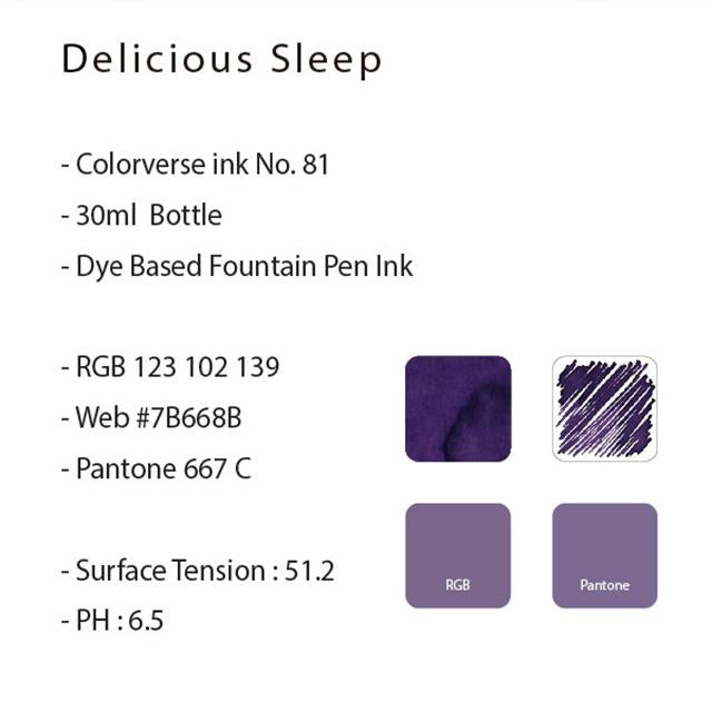 Colorverse-Coloverse No.81 Delicious Sleep Mürekkep-Mürekkep-2-Milagron.com