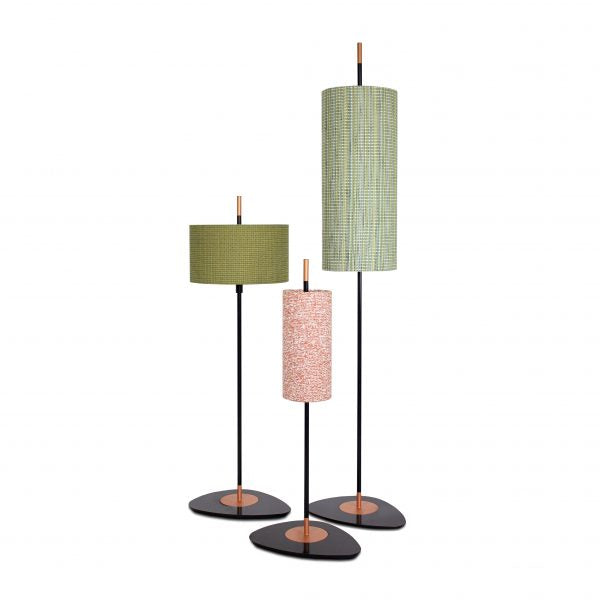 Lagoon Lambader Büyük Boy Mat Si̇yah Ø37X162 Cm E27 1X9W