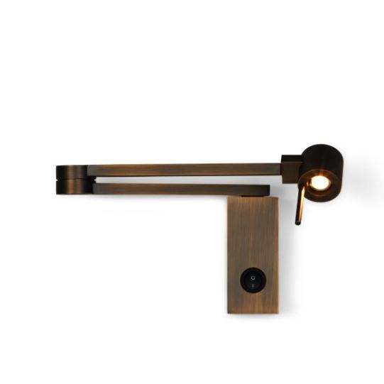 Manhattan Apli̇k 1L Saten Kahve L42Xø4X12,5 Cm Led 1X3W