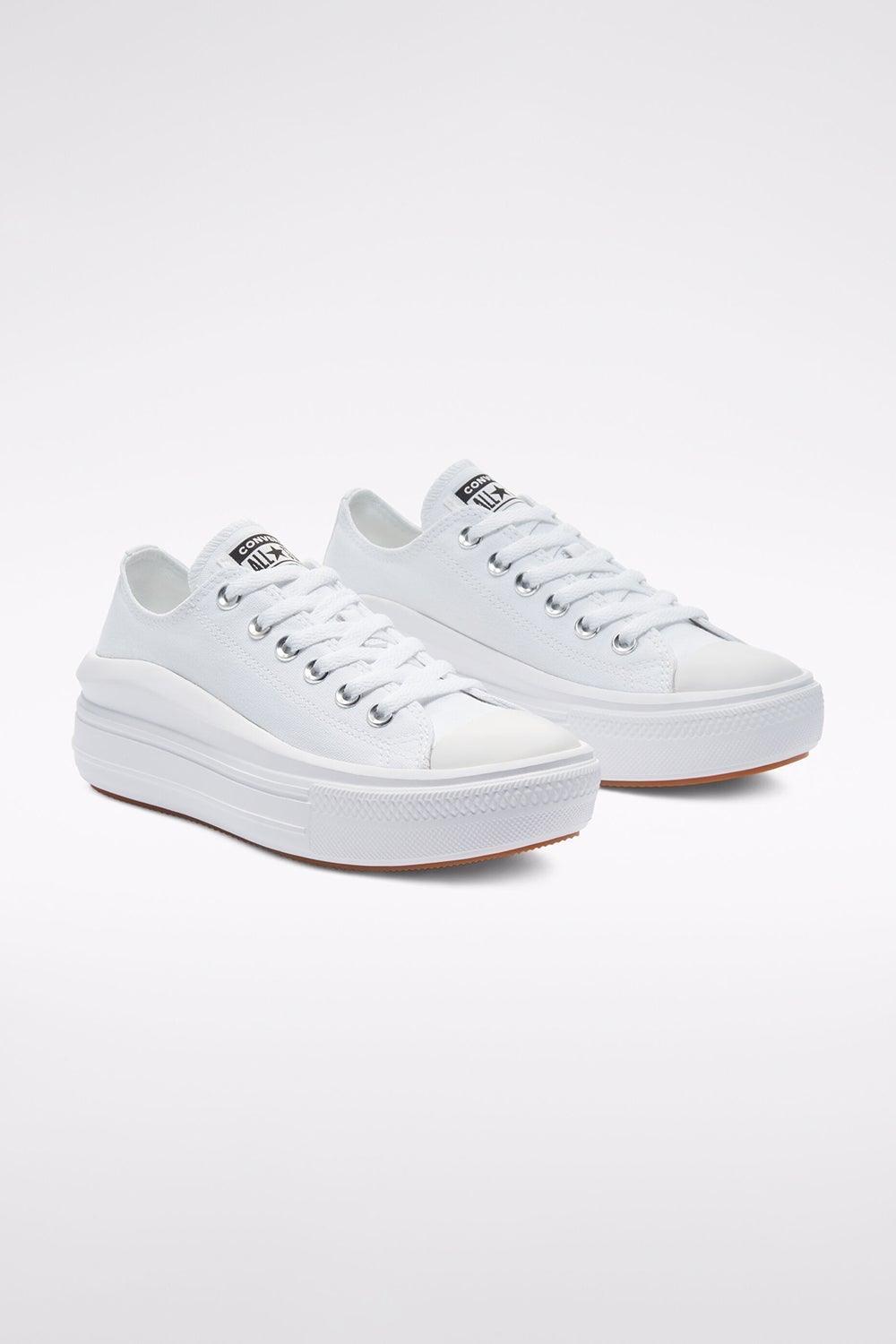 Converse-Canvas Color Chuck Taylor All Star Move White/White/White-Sneakers-4-Milagron.com