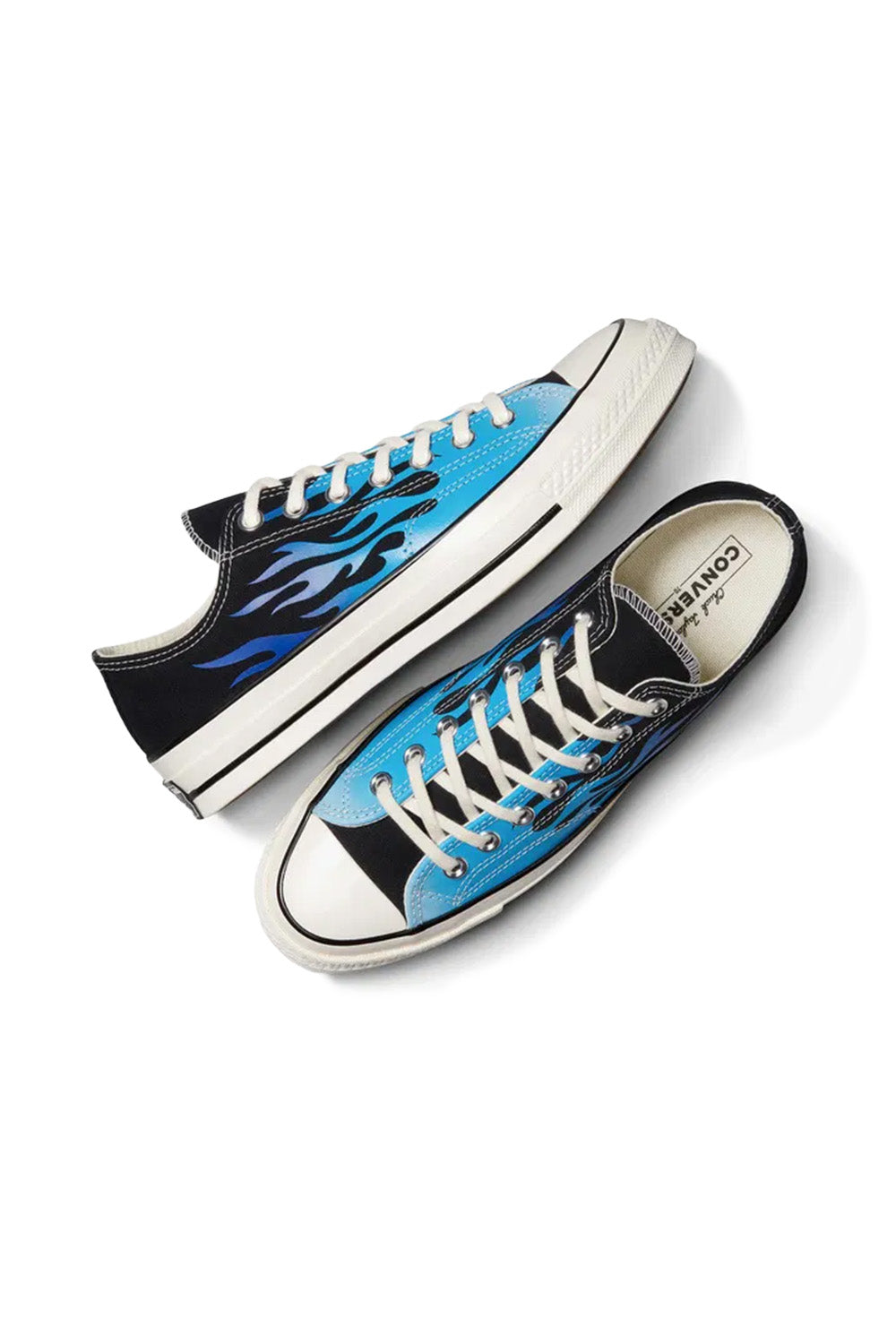 Converse-Chuck 70 Blue Fire Alev Desenli Erkek Sneakers-Sneakers-4-Milagron.com