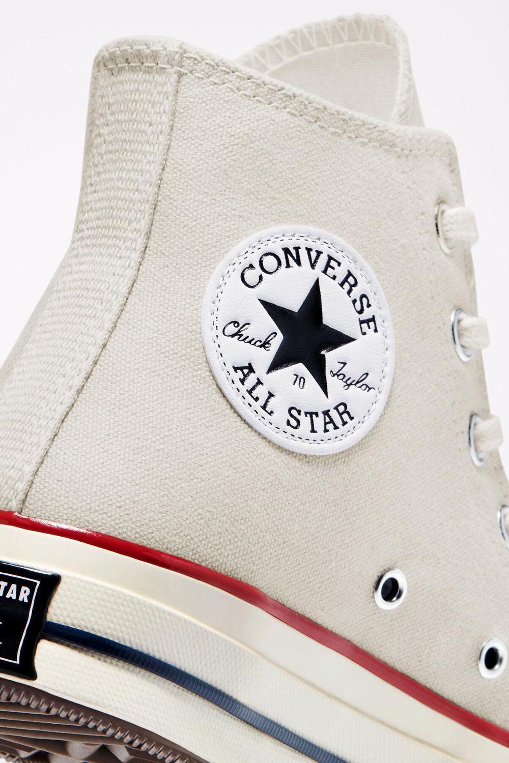 Converse-Chuck 70 Classic High Top Parchment/Garnet/Egret-Sneakers-3-Milagron.com