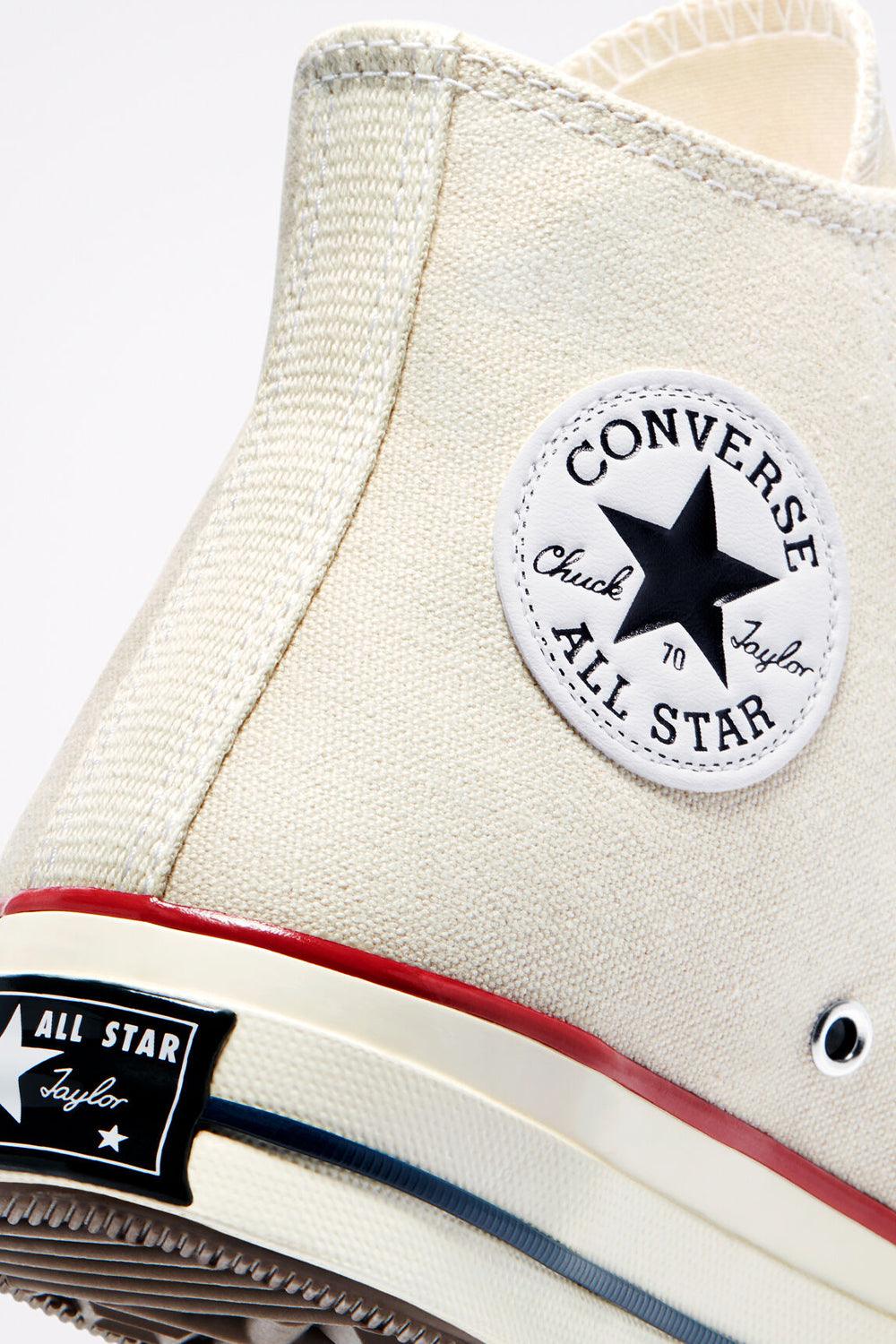 Converse-Chuck 70 Classic High Top Parchment/Garnet/Egret-Sneakers-6-Milagron.com