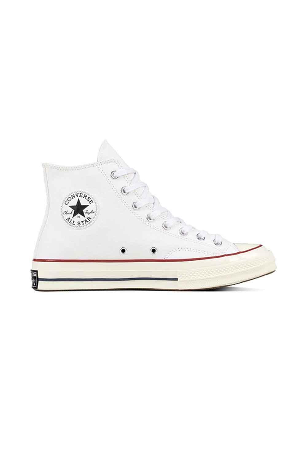 Converse-Chuck 70 Classic High Top White/Garnet/Egret-Sneakers-1-Milagron.com