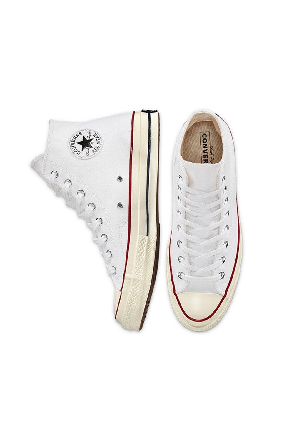 Converse-Chuck 70 Classic High Top White/Garnet/Egret-Sneakers-2-Milagron.com