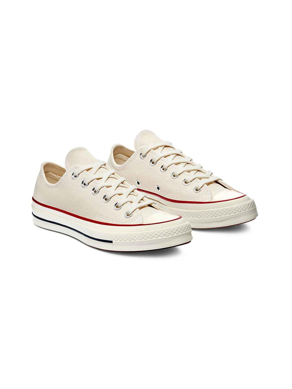 Converse-Chuck 70 Classic Low Top Parchment/Garnet/Egret-Sneakers-3-Milagron.com