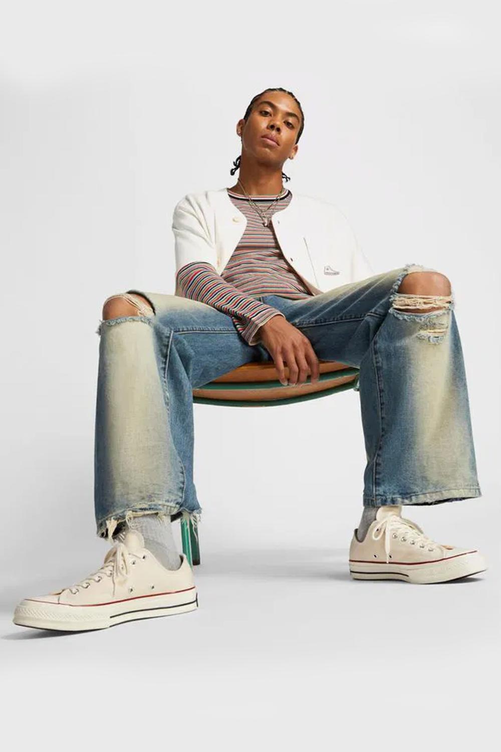 Converse-Chuck 70 Classic Low Top Parchment/Garnet/Egret-Sneakers-7-Milagron.com