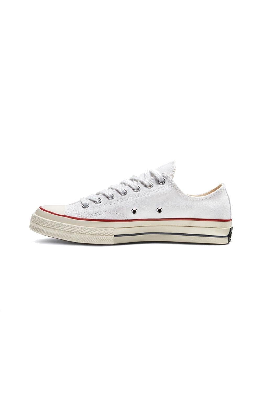 Converse-Chuck 70 Classic Low Top White/Garnet/Egret-Sneakers-3-Milagron.com