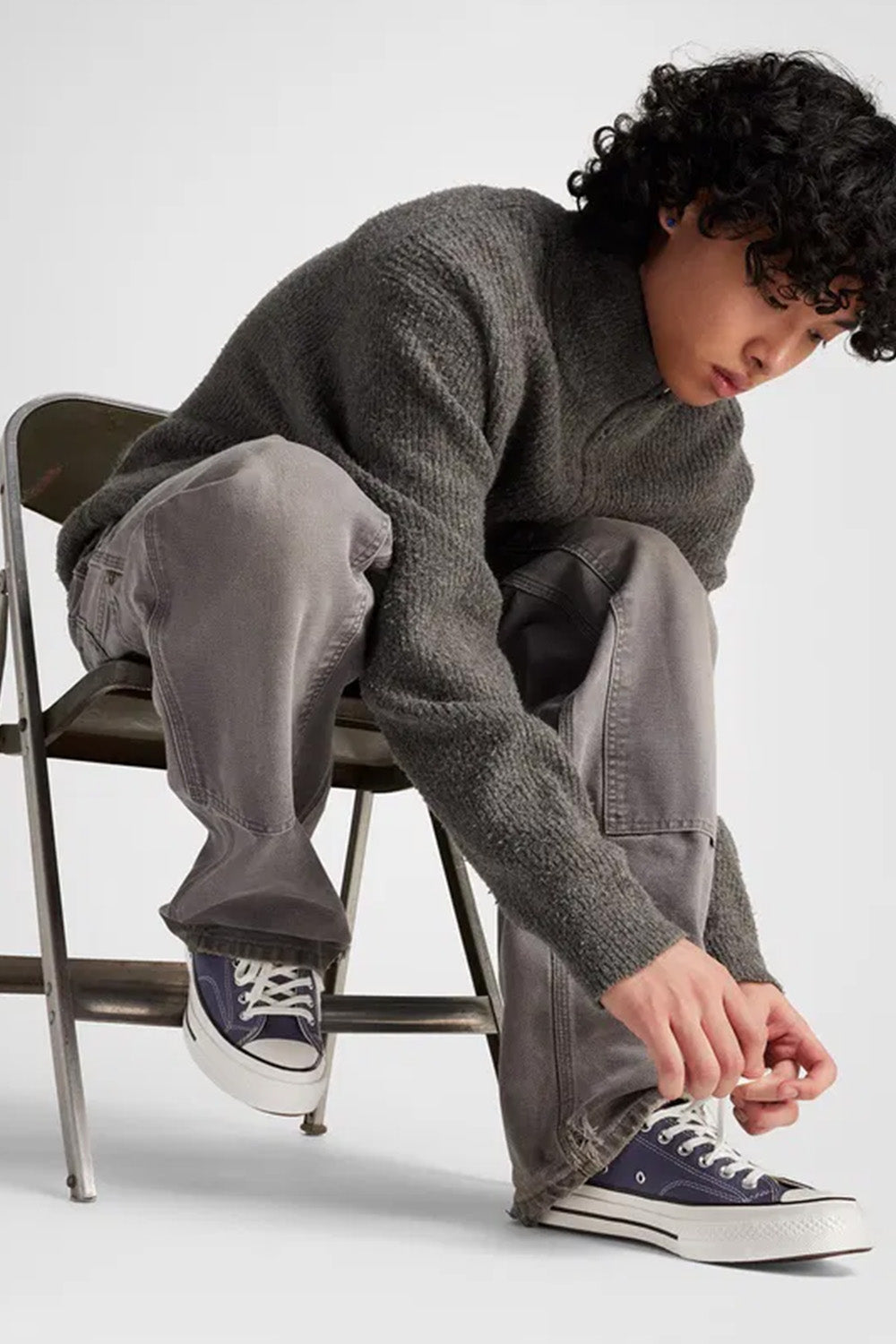 Converse-Chuck 70 Cold Stare Mavi Kadın Sneakers-Sneakers-8-Milagron.com