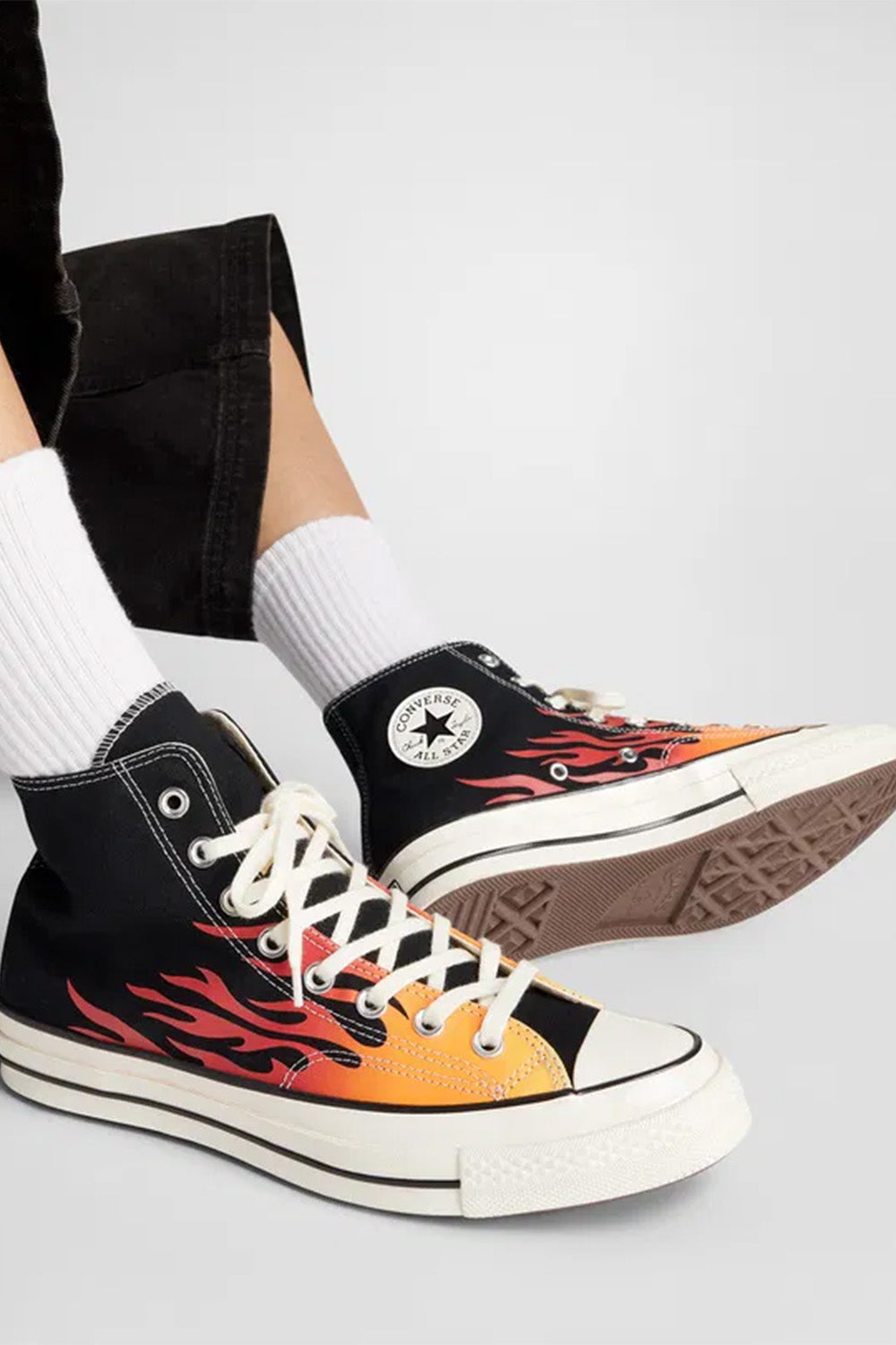 Converse-Chuck 70 Fire Unisex Alev Desenli Sneakers-Sneakers-6-Milagron.com