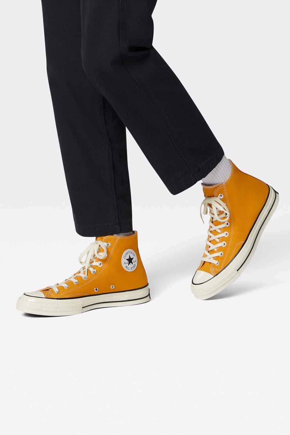 Converse-Chuck 70 Hi Sunflower-Sneakers-2-Milagron.com