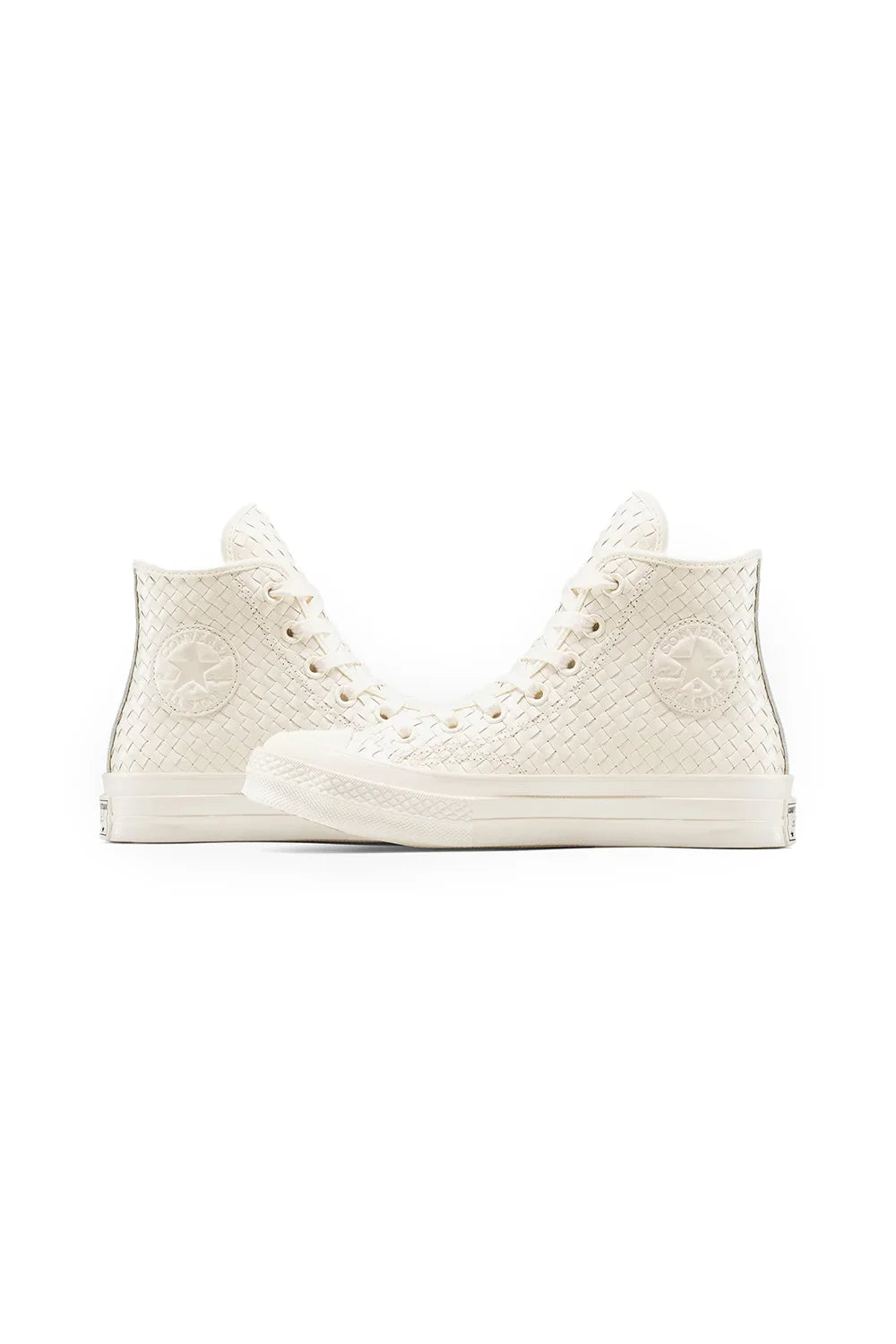 Converse-Chuck 70 Kadın Deri Örgülü Krem Sneaker-Sneakers-2-Milagron.com