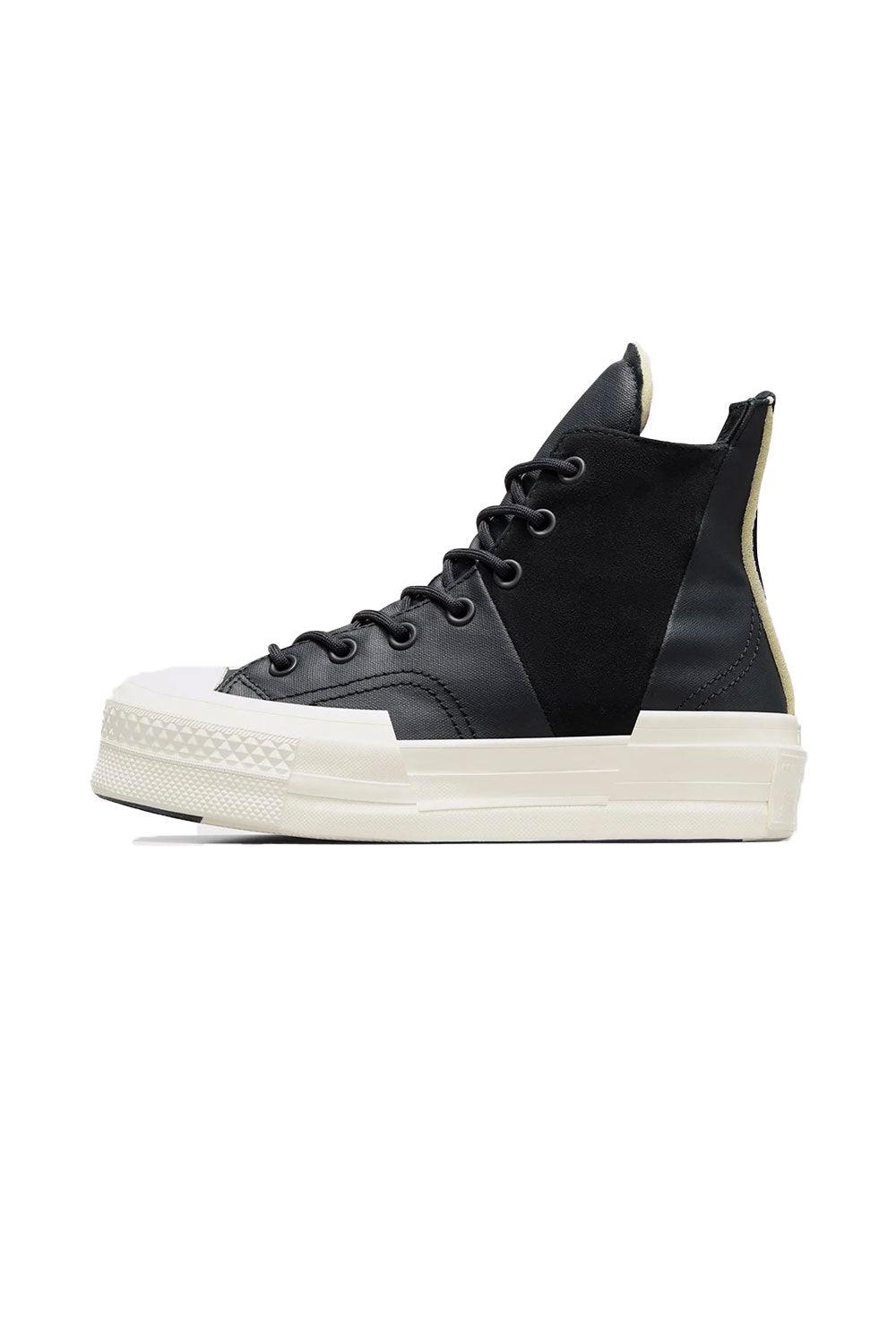 Converse-Chuck 70 Plus Mixed Material Black-Sneakers-5-Milagron.com
