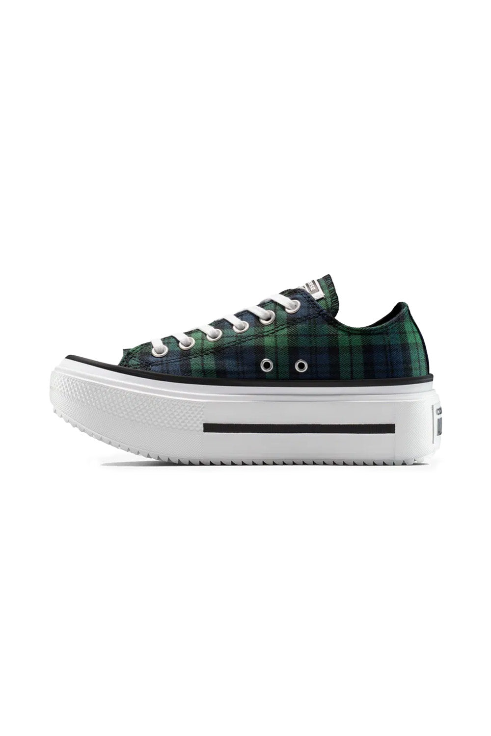 Converse-Chuck Taylor All Star Double Stack Platform Ekoseli Kadın Sneakers-Sneakers-3-Milagron.com