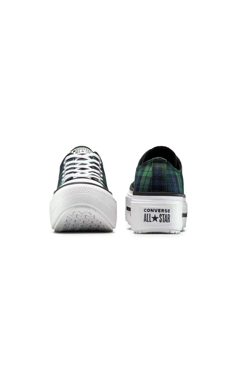 Converse-Chuck Taylor All Star Double Stack Platform Ekoseli Kadın Sneakers-Sneakers-5-Milagron.com