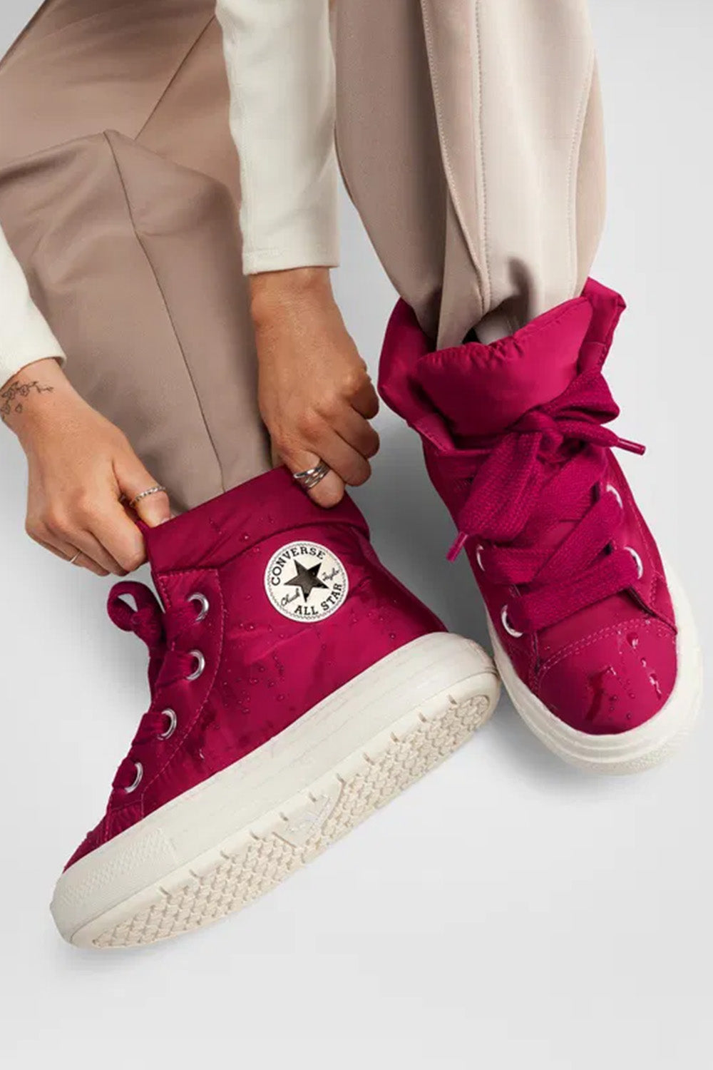 Converse-Chuck Taylor All Star Elements Kadın Elyaf Dolgulu Pembe Bot-Bot-10-Milagron.com