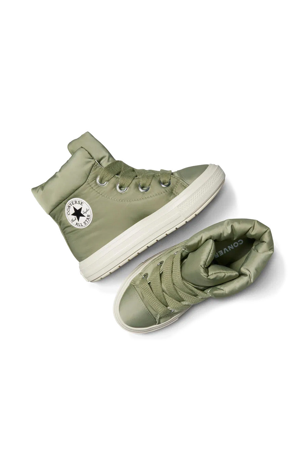 Converse-Chuck Taylor All Star Elements Kadın Elyaf Dolgulu Yeşil Bot-Bot-3-Milagron.com