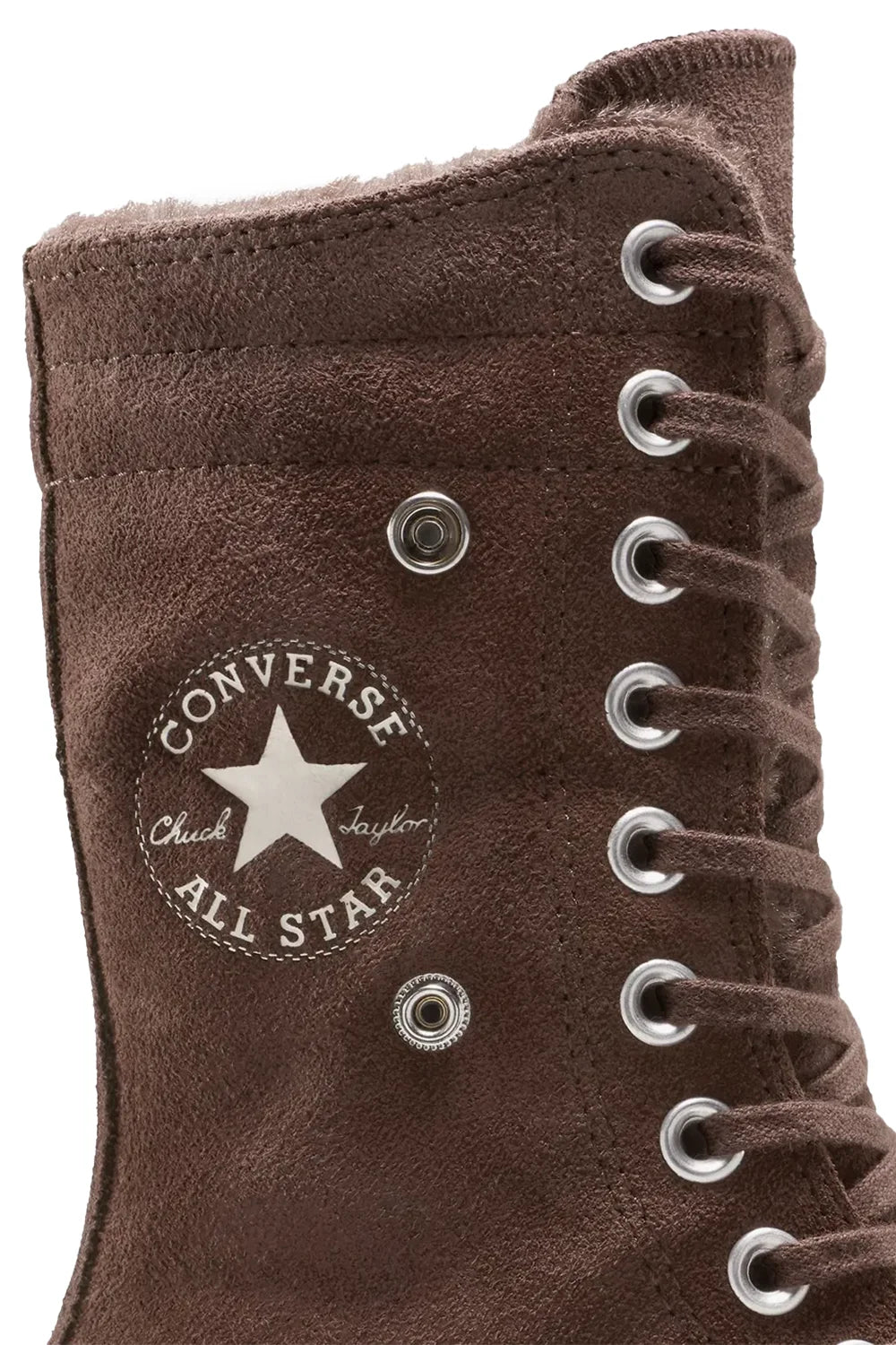 Converse-Chuck Taylor All Star Fold Over Lift Kadın Kahverengi Süet Sneaker-Sneakers-2-Milagron.com