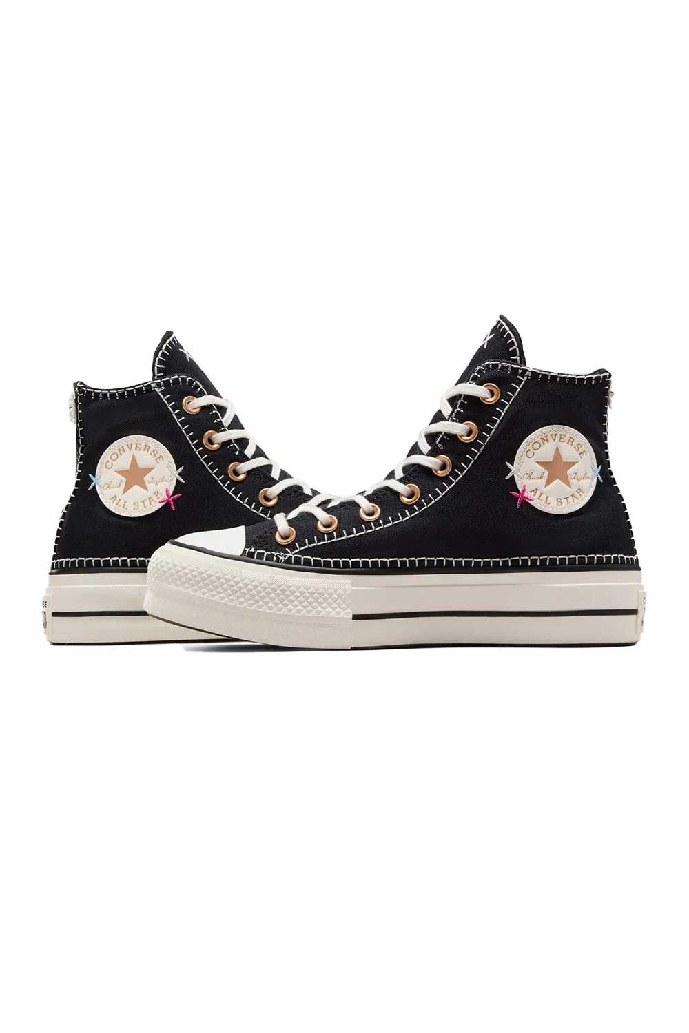 Converse-Chuck Taylor All Star Lift Black/Egret/Gold-Sneakers-3-Milagron.com