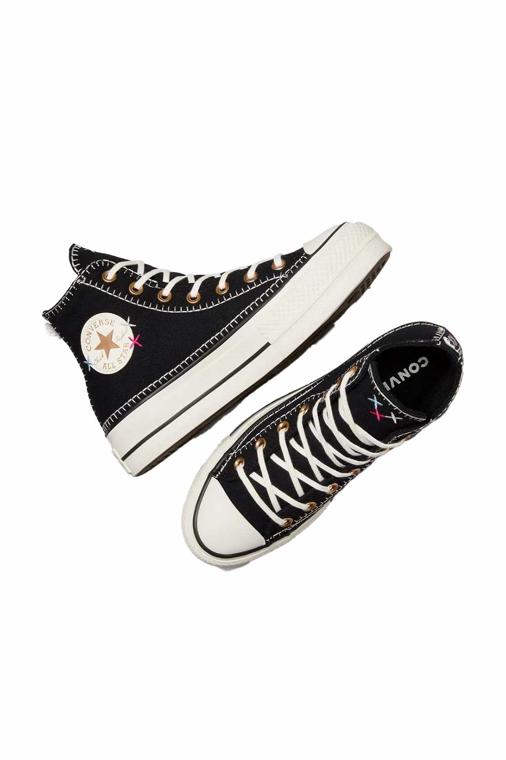 Converse-Chuck Taylor All Star Lift Black/Egret/Gold-Sneakers-5-Milagron.com