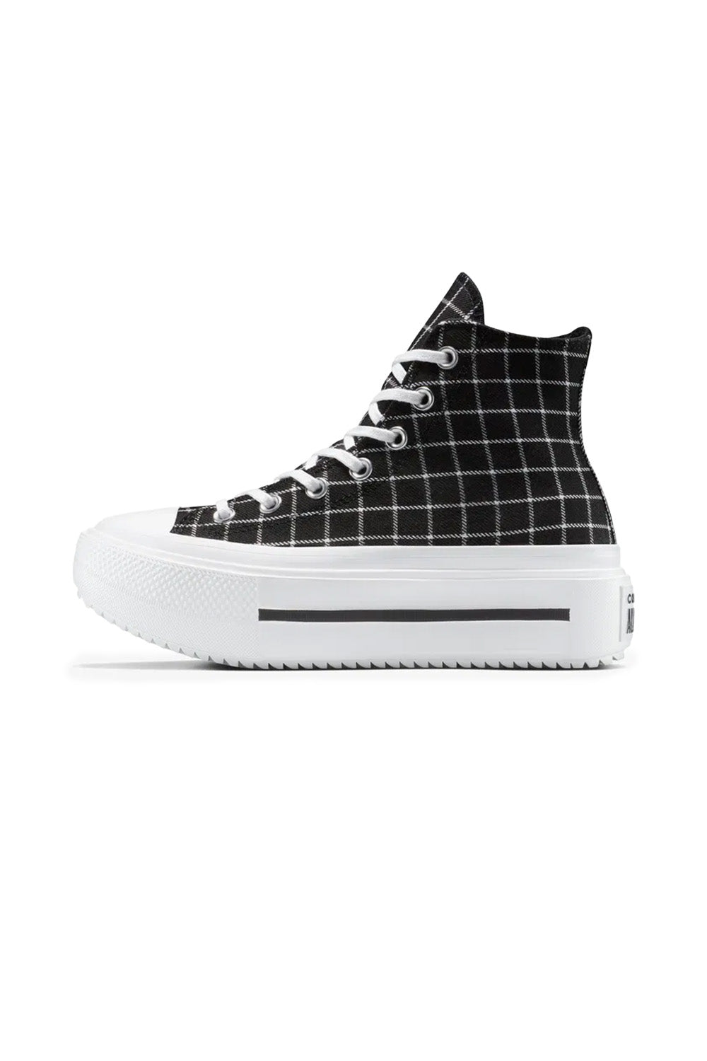 Converse-Chuck Taylor All Star Lift Double Stack Platform Plaid Ekoseli Kadın Bileklli Sneakers-Sneakers-2-Milagron.com