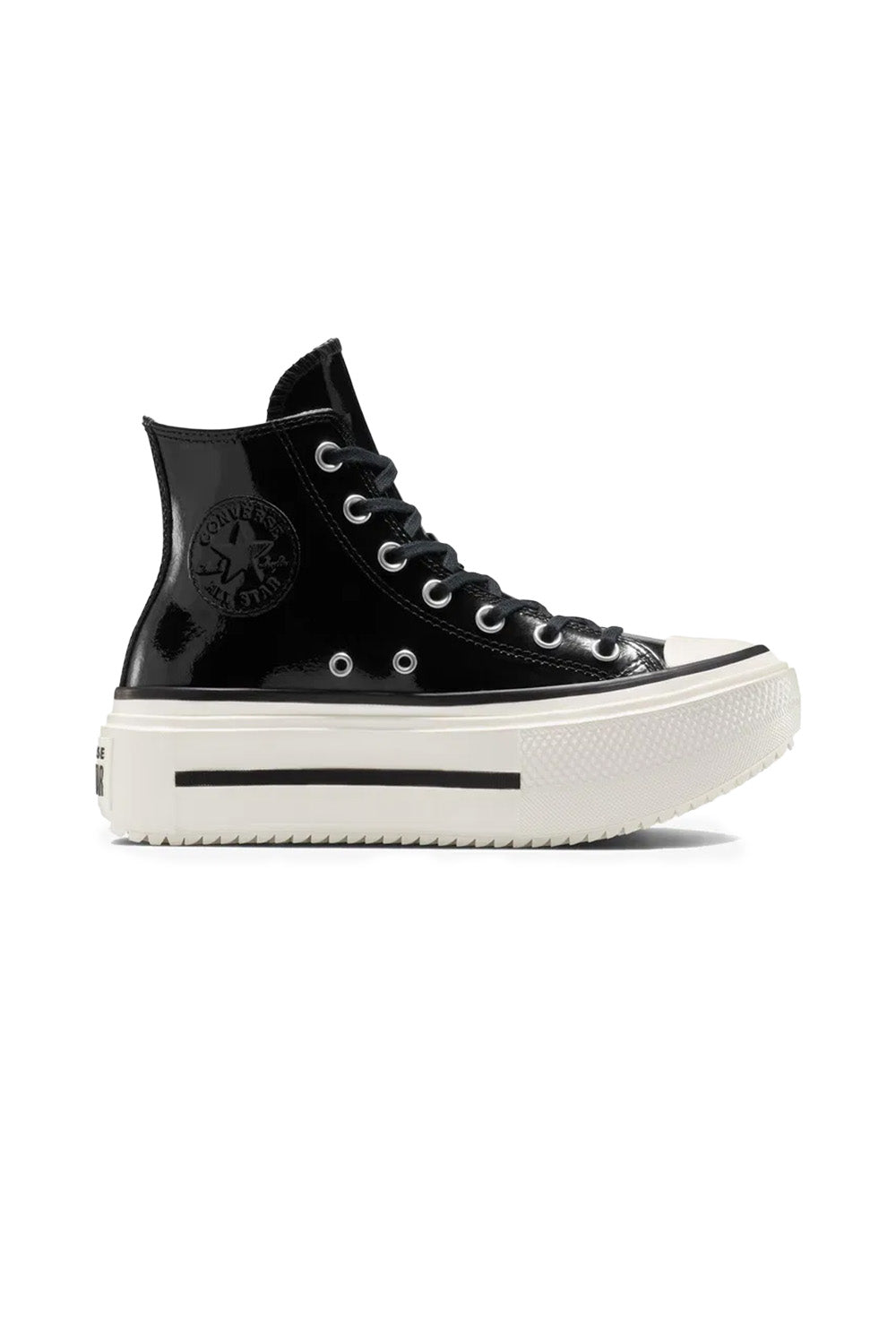 Converse-Chuck Taylor All Star Lift Double Stack Platform Siyah Kadın Rugan Bot-Bot-1-Milagron.com