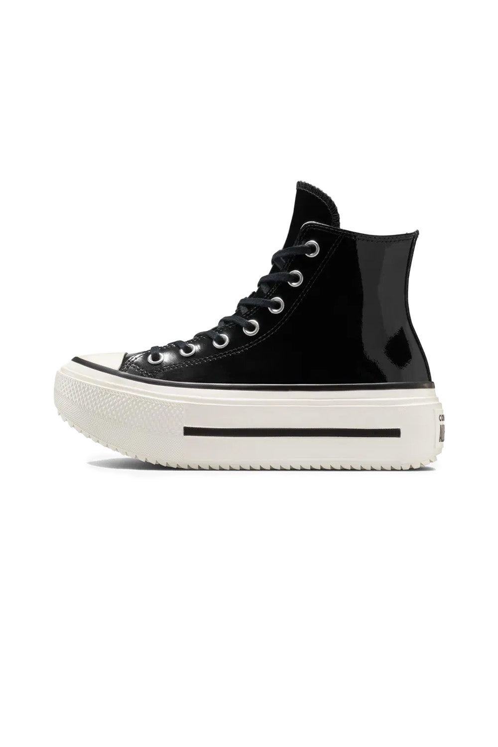 Converse-Chuck Taylor All Star Lift Double Stack Platform Siyah Kadın Rugan Bot-Bot-2-Milagron.com