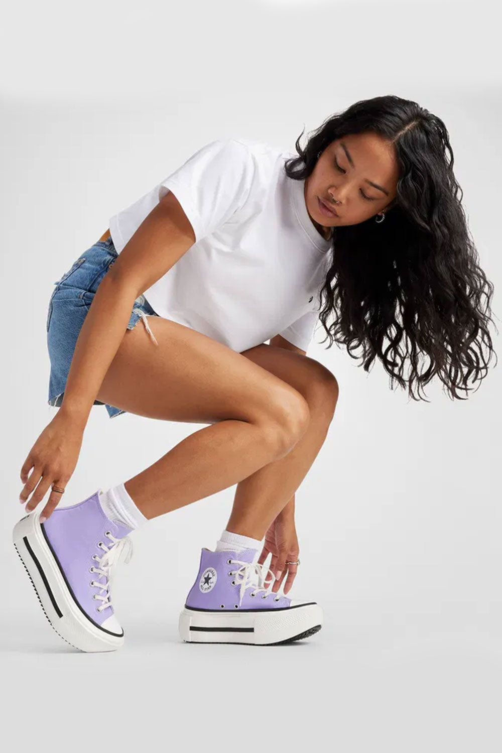 Converse-Chuck Taylor All Star Lift Double Stack Violet Heat-Sneakers-5-Milagron.com