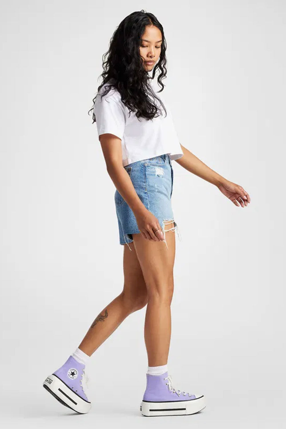 Converse-Chuck Taylor All Star Lift Double Stack Violet Heat-Sneakers-9-Milagron.com