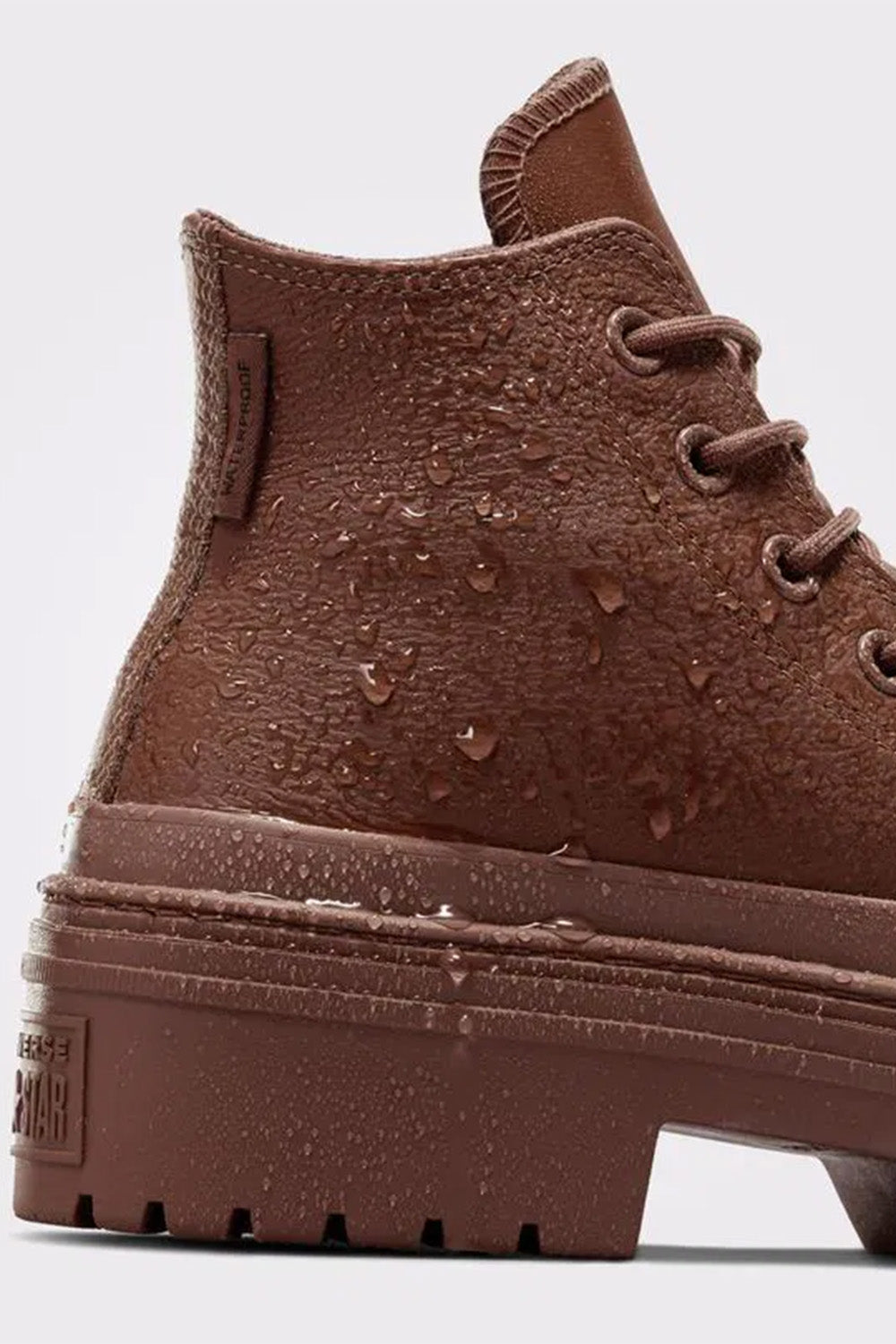 Converse-Chuck Taylor All Star Lugged Heal Platform Kahverengi Kadın Deri Bot-Bot-5-Milagron.com