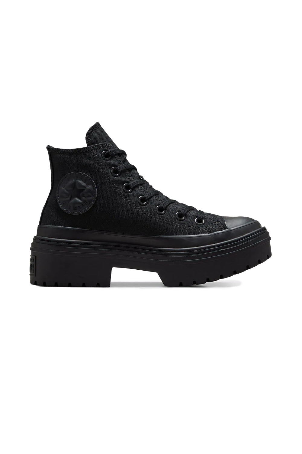 Converse-Chuck Taylor All Star Lugged Heel Kadın Siyah Platform Sneaker-Bot-1-Milagron.com