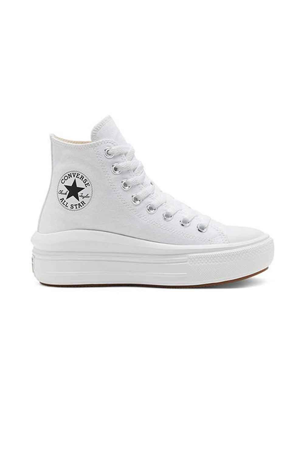 Converse-Chuck Taylor All Star Move Hi White/Natural Ivory/Black-Sneakers-1-Milagron.com